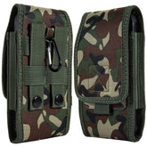LUXMO Extra Large Vertical Universal Nylon Pouch w/ Card Slot - Camo